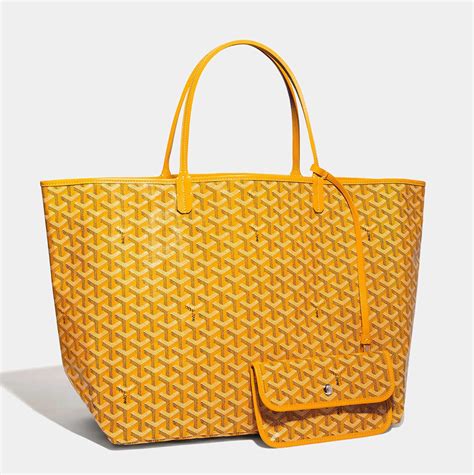 goyard gm tote measurements|Goyard tote with zipper.